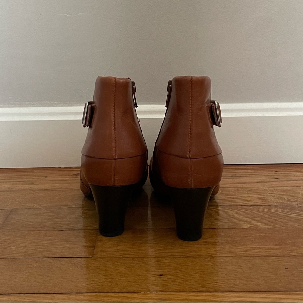 Barely Worn Clark’s Brown Booties - image 3